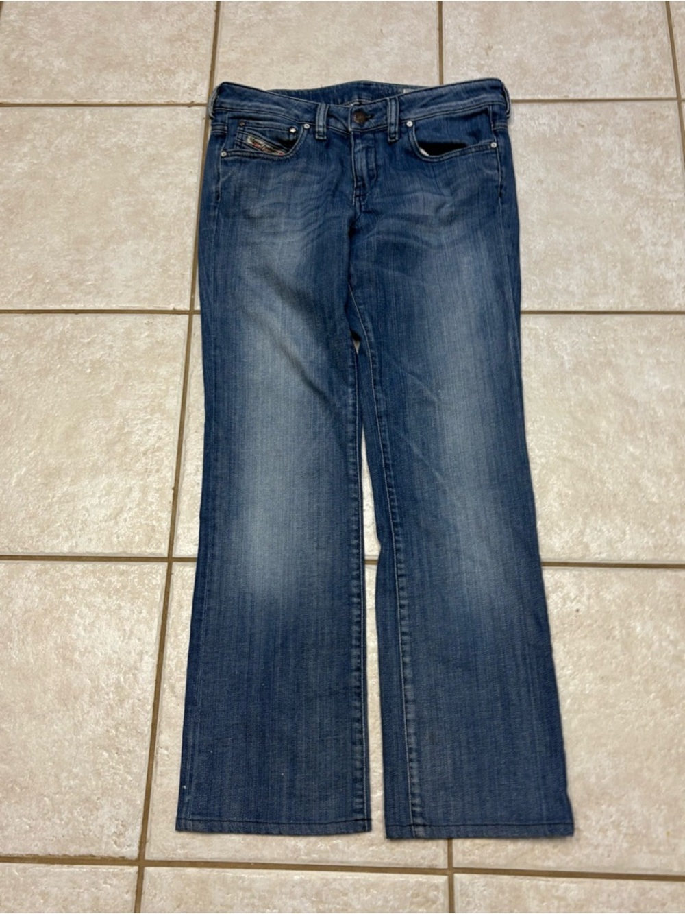Diesel Ronhary Light Blue Stretch Denim Jeans